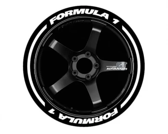 F1 Tire Stickers