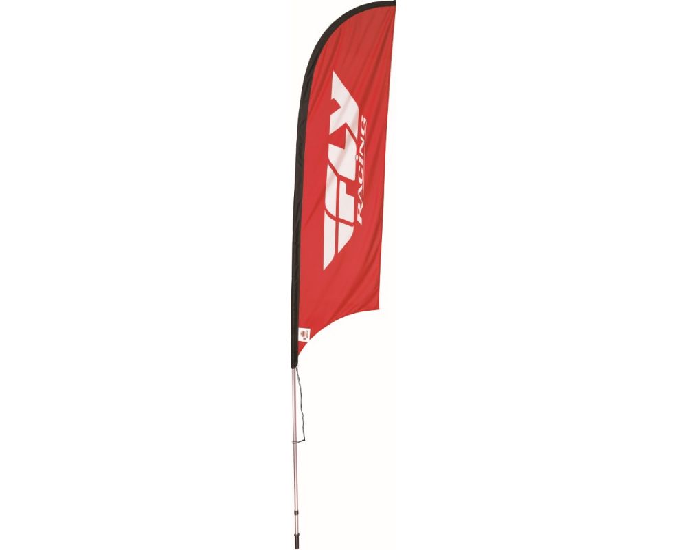 Fly Racing 11' Solar Flag - FLAG2.0X11-2 RED