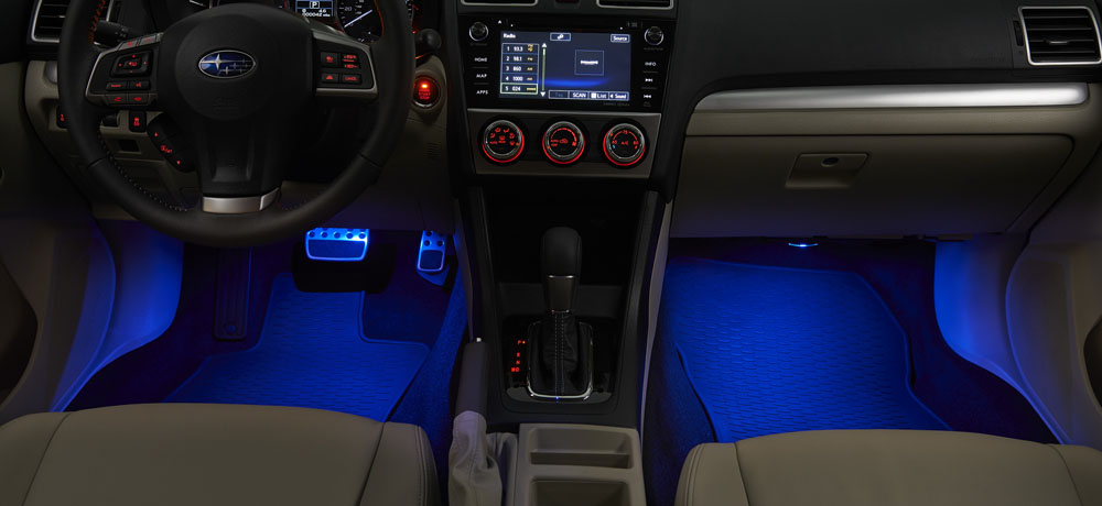 H701sfj001 Genuine Subaru Blue Footwell Illumination Kit